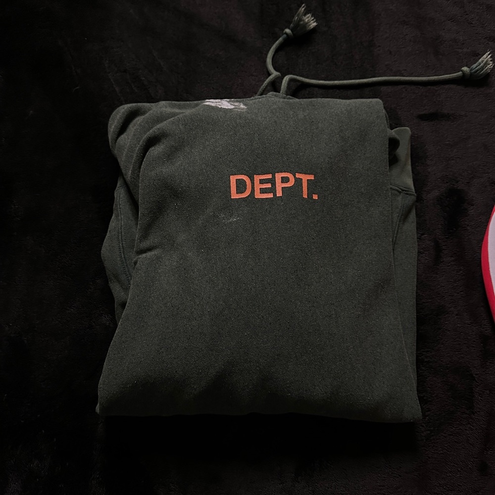 Green Gallery Dept Painted Hoodie